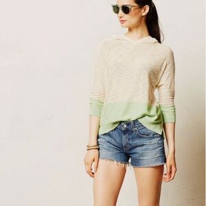 🆕 Anthropologie Sparrow Menthe Hoodie